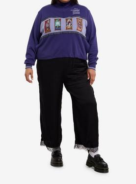 Her Universe Disney The Haunted Mansion Stretching Room Portraits Plus Size Quarter-Zip Crewneck Her Universe Exclusive, , hi-res